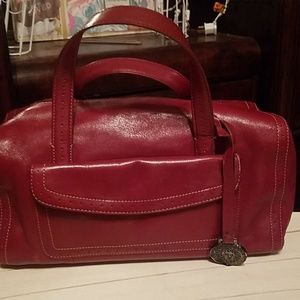 Red Anne Klein purse.